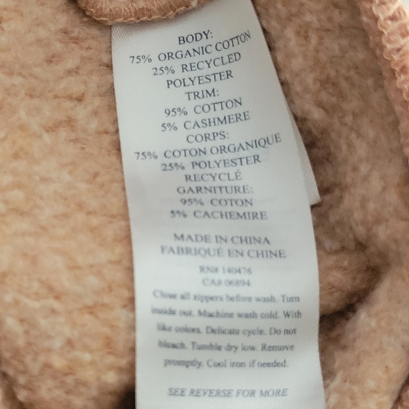 Faherty Oceanaire Fleece Hoodie Size XS - Picture 5 of 10